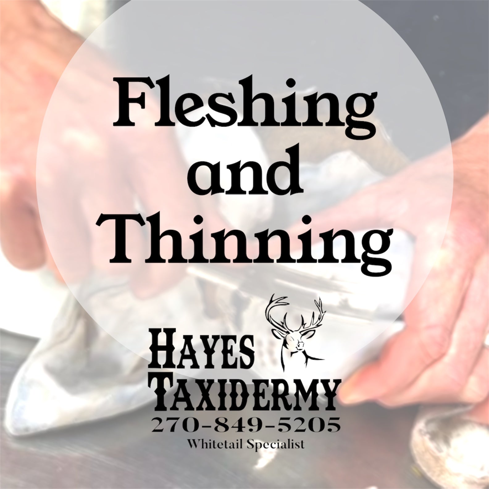 Fleshing and Thinning