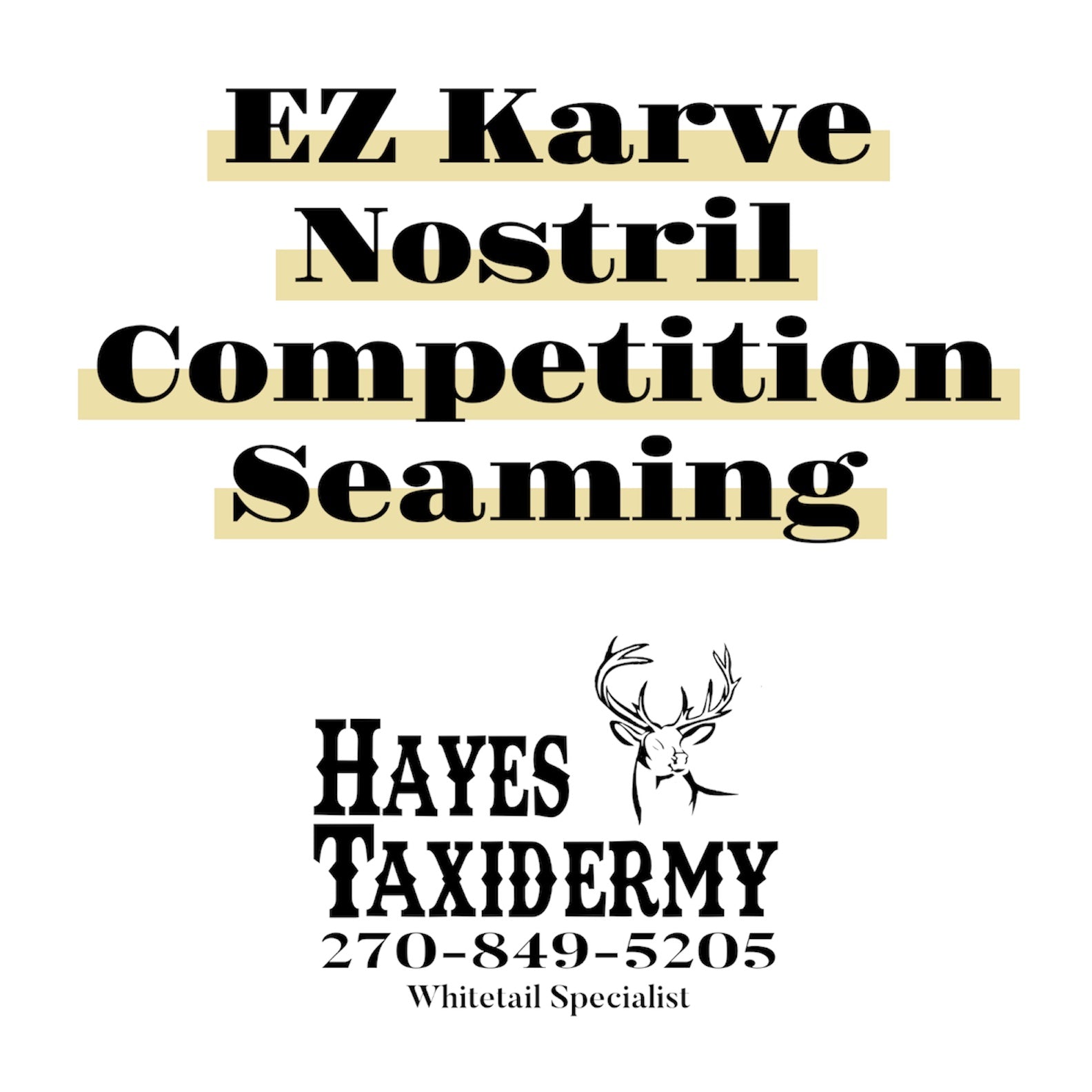 EZ Karve Nostril Seaming