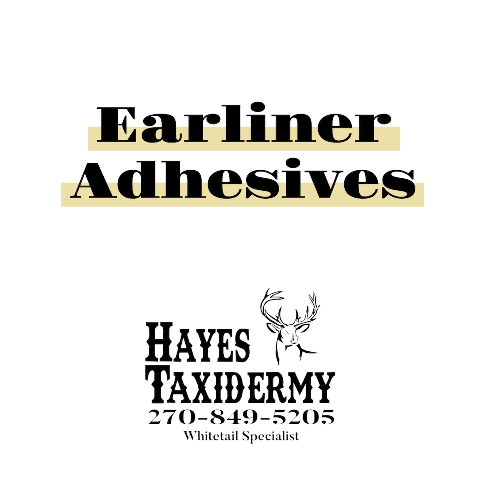 Ear Liner Adhesives